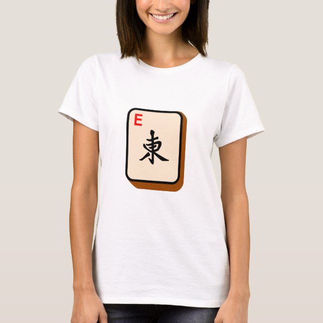 Camiseta Mahjong do leste (Frente)