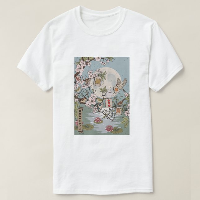 Camiseta Mahjong Luar da Lua (Frente do Design)