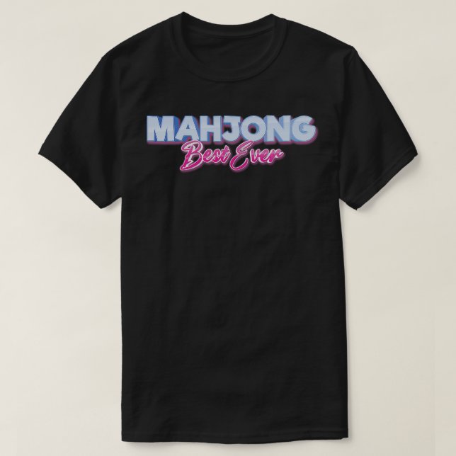Camiseta Mahjong Melhor de Todos os Tempos (Frente do Design)