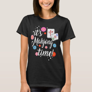 Camiseta Mahjong para chinês ou jogador Mahjong