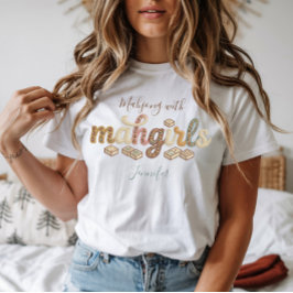 Camiseta Mahjong Personalizado Com Minhas Mahgirls