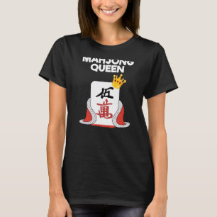 Camiseta Mahjong T-Shirt - Engraçado Mahjong Queen
