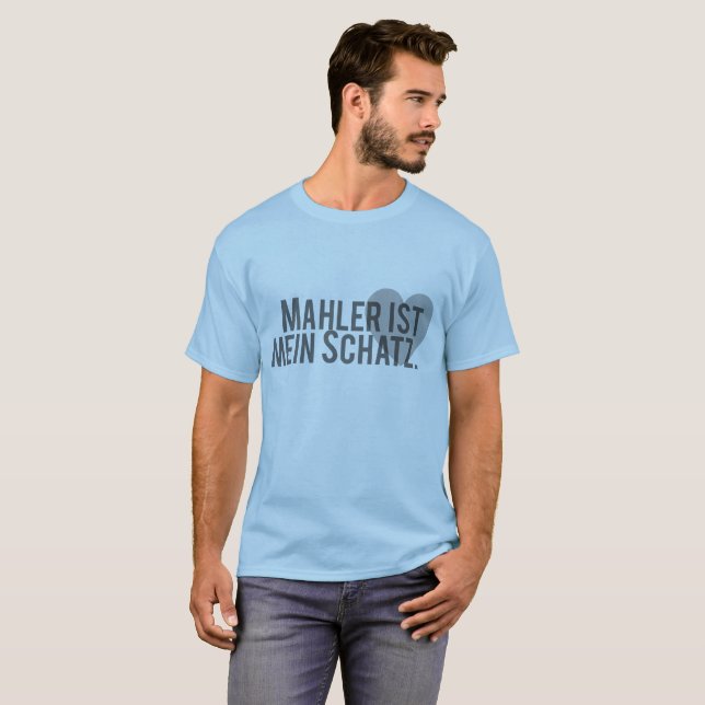 Camiseta Mahler é mein Schatz (Frente Completa)