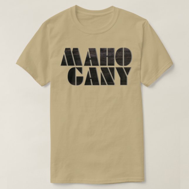 CAMISETA MAHO GANY (Frente do Design)