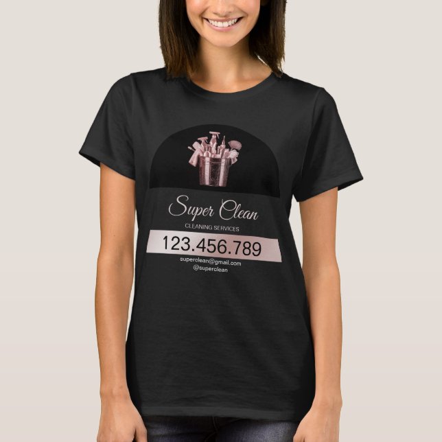 Camiseta Maid House Clearing House Hológrafo (Frente)