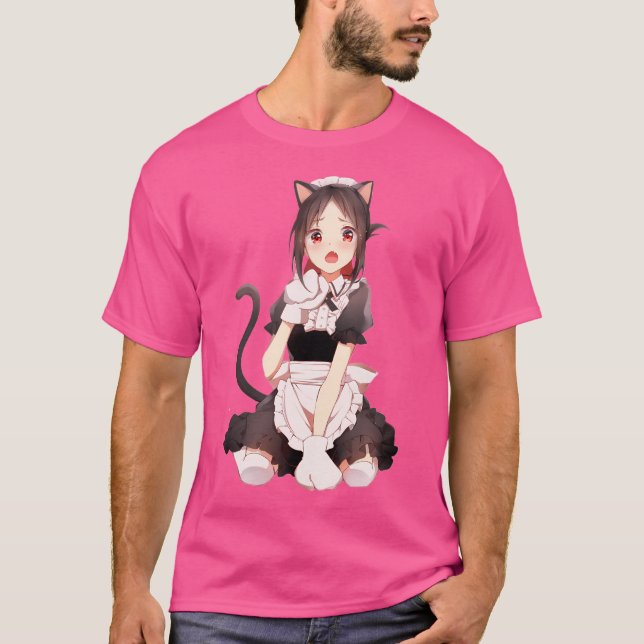 Camiseta Maid Kaguya - O Amor É Guerra (Frente)