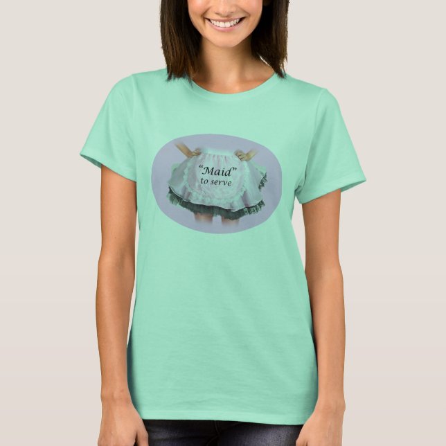 Camiseta "Maid" para servir T-Shirts (Frente)