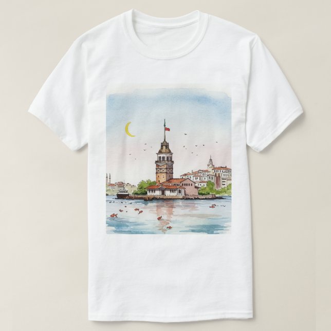 Camiseta Maiden's Tower (Frente do Design)
