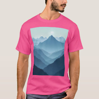 Camiseta Maiestosa Serenidade Picos Da Gra Das Montanhas