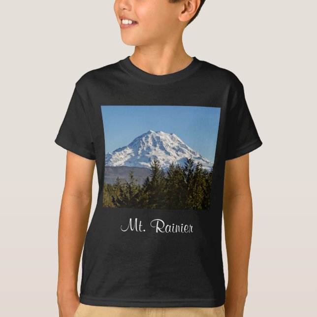 Camiseta Maiestoso Monte Rainier (Frente)