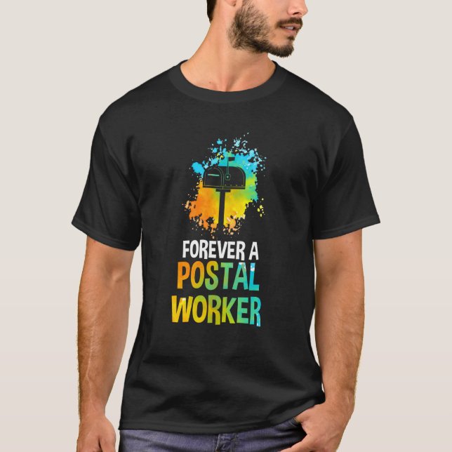 Camiseta Mail Carrier Postman Mailman Forever A Postal Work (Frente)