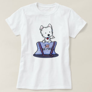 Camiseta Mailbag Westie KiniArt