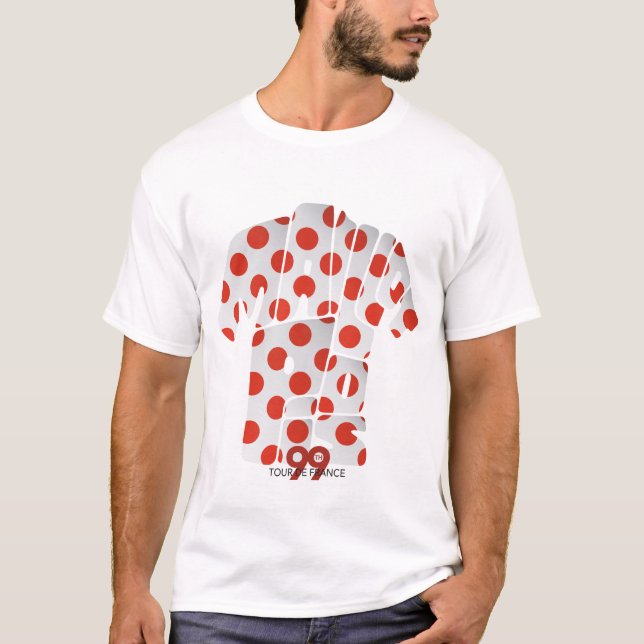 Camiseta Maillot Pois - jérsei TDF das bolinhas (Frente)