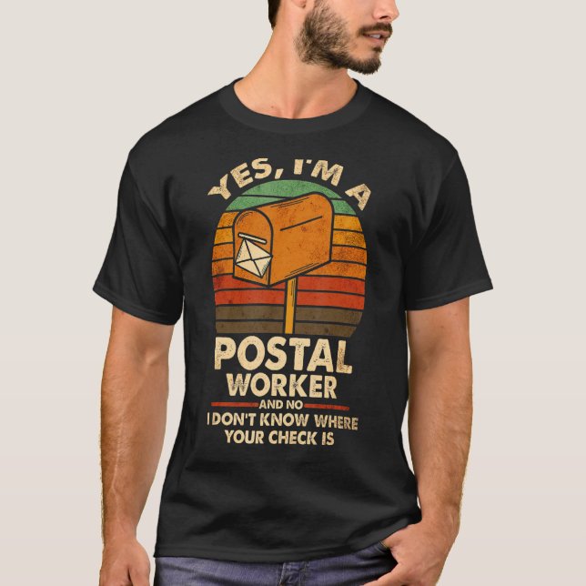 Camiseta Mailman Postman Postal Worker (Frente)