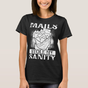 Camiseta Mails Roubaram Meu Trabalhador Postal Sanitário