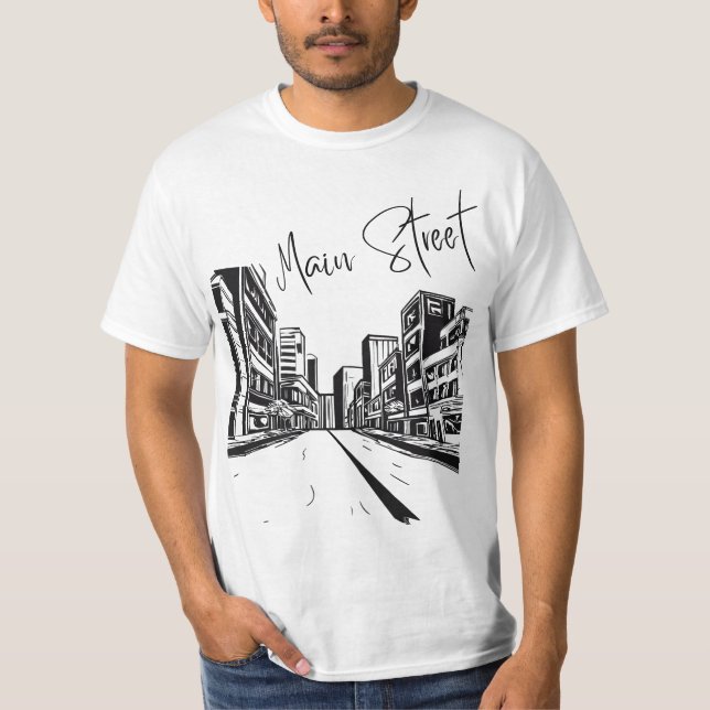 Camiseta Main street (Frente)