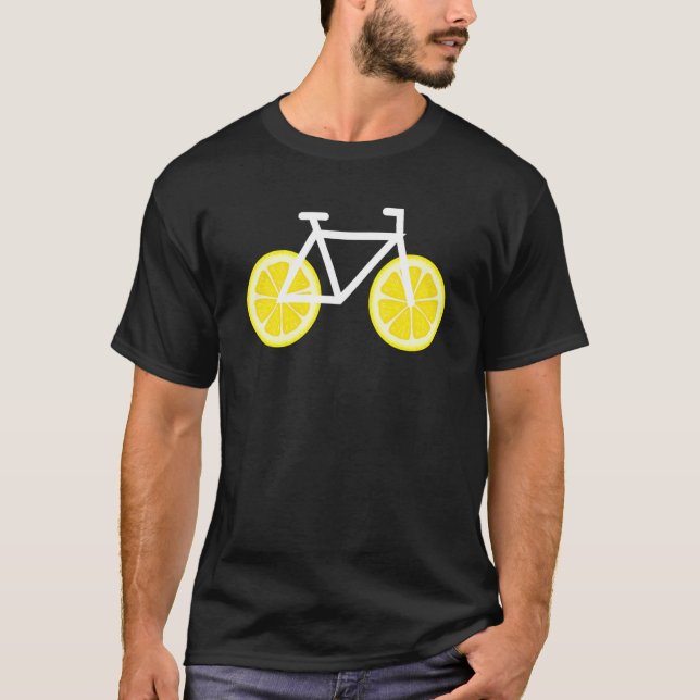 Camiseta Main thing bicycle with lemon wheels sarcasm 1 (Frente)