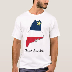 Camiseta Maine acádico com texto
