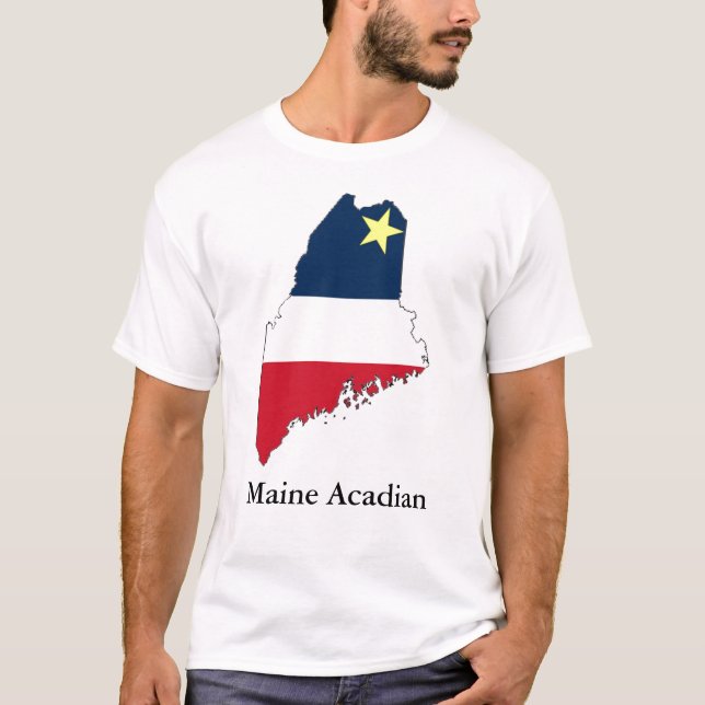 Camiseta Maine acádico com texto (Frente)