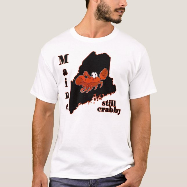 Camiseta Maine - ainda Crabby (Frente)