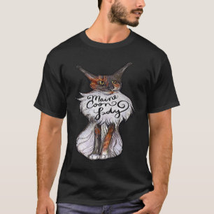 Camiseta Maine Coon Lady