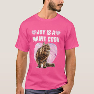 Camiseta Maine Coon Lovers JOY É UM MAIOR Proprietário do C