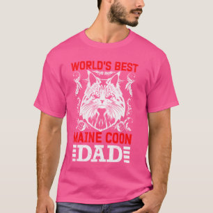 Camiseta Maine Coon MELHOR PAI DE VACA MÍNIMA DO MUNDO