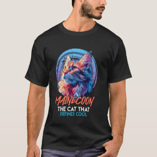 Camiseta MAINE COON O GATO QUE DEFINE LEGAL Vintage Gato D