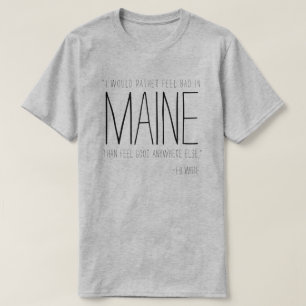 Camiseta Maine E.B. Citação branca