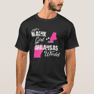 Camiseta Maine é uma garota Maine em um Arkansas