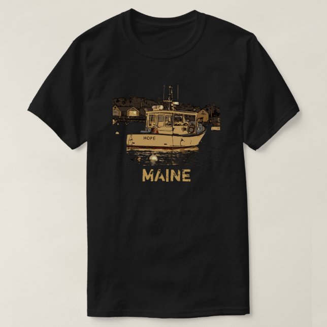 CAMISETA MAINE - ESPERANÇA (Frente do Design)