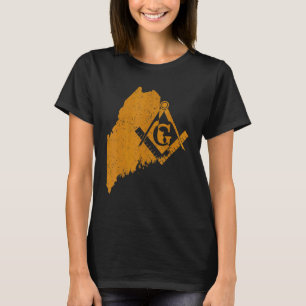 Camiseta Maine Masons Grand Lodge Af&am Freemasonry Padre"