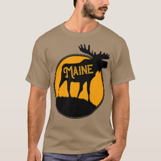 Camiseta Maine Moose State