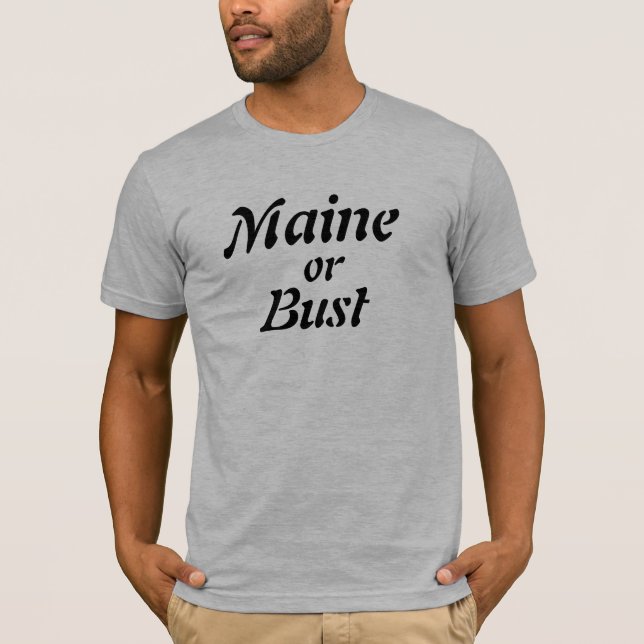 Camiseta Maine ou busto (Frente)
