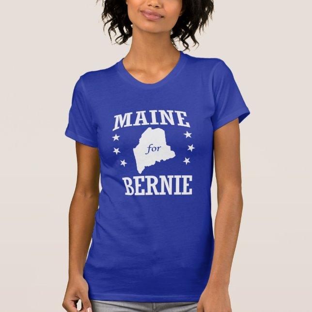 CAMISETA MAINE PARA MÁQUINAS DE LIXAR DE BERNIE (Frente)