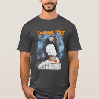 Camiseta Maine Puffin e Cidade