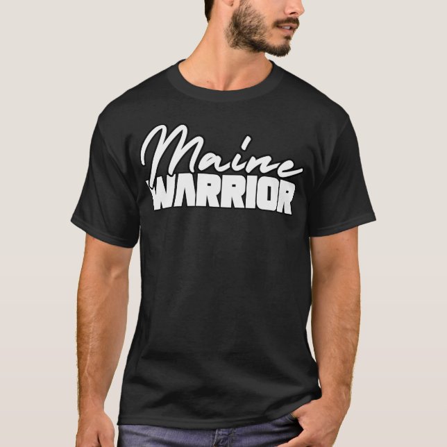 Camiseta Maine Warrior (Frente)