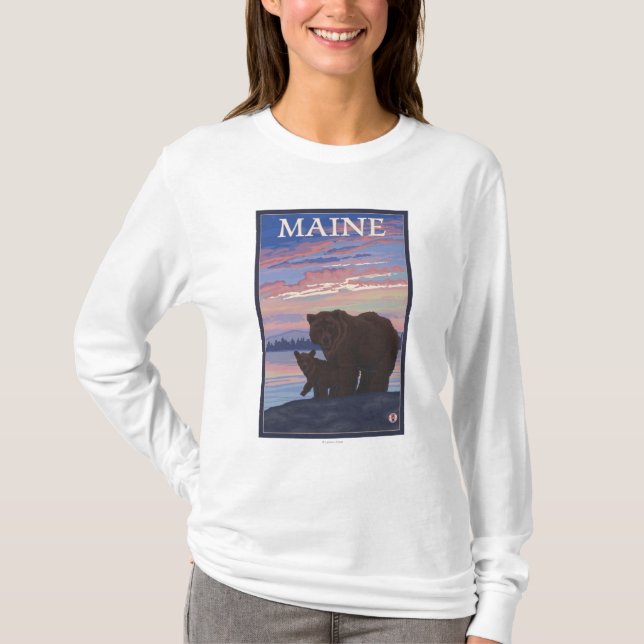 Camiseta MaineBear e Cub (Frente)