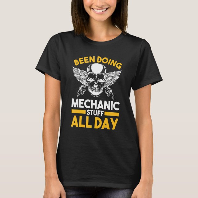Camiseta Maintenance Man Garage Mechanic (Frente)