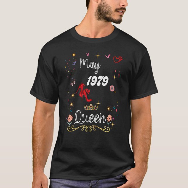 Camiseta Maio 1979 Rainha desde maio de 1979 Raparigas de a (Frente)