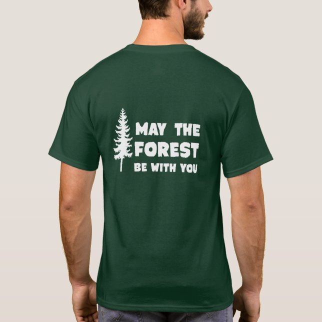 Camiseta Maio a floresta seja com você (Verso)