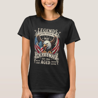 Camiseta Maio De 1961 Retro 64º Aniversário Oferta Para Hom