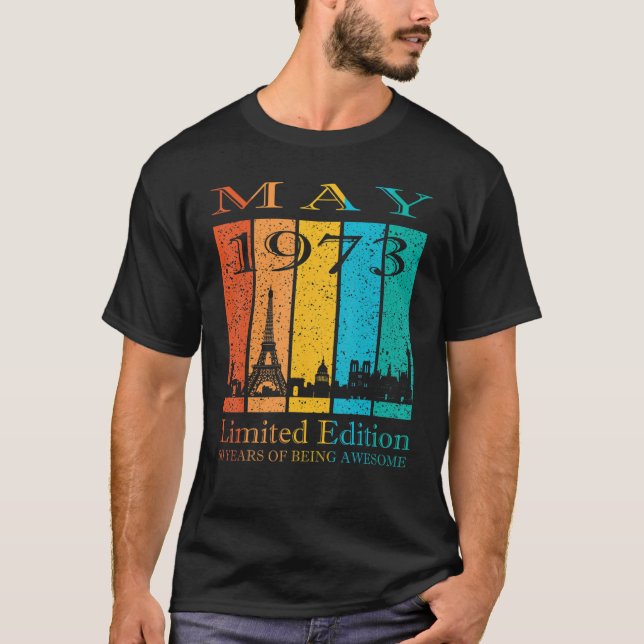 Camiseta Maio De 1983 Edição Limitada De 40 Anos De Esforço (Frente)