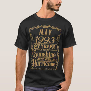 Camiseta MAIO De 1993 27 Anos De Ser Um Machado Misturado C