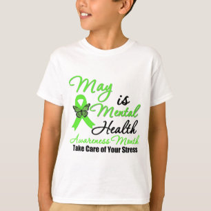 Camiseta Maio é Mês da Consciência da Saúde Mental