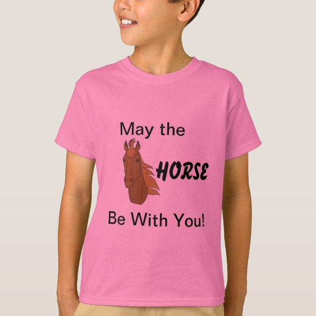 Camiseta Maio o cavalo seja com você! (Frente)