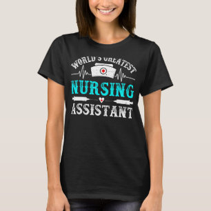 Camiseta Maior Assistente de Enfermagem do Mundo - Engraçad