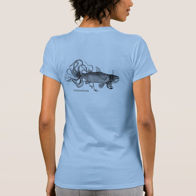 Camiseta Maior biodiversidade 2 do t-shirt de Farallones (Verso)