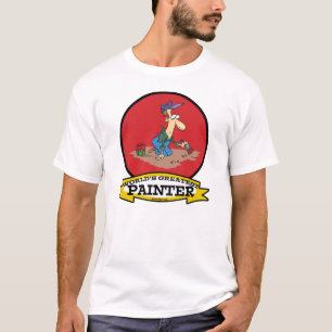 CAMISETA MAIOR CARTOONISTA HOMENS PINTOR DO MUNDO