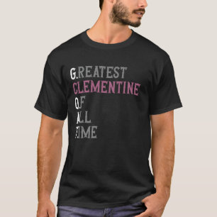 Camiseta Maior Clementina de todos os tempos GOAT Clementin